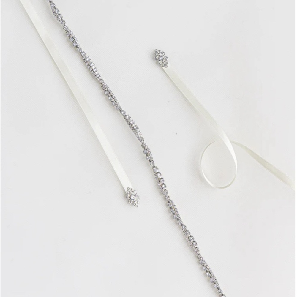 Sara Gabriel Maxine duet - bridal belt, bridal hair piece
